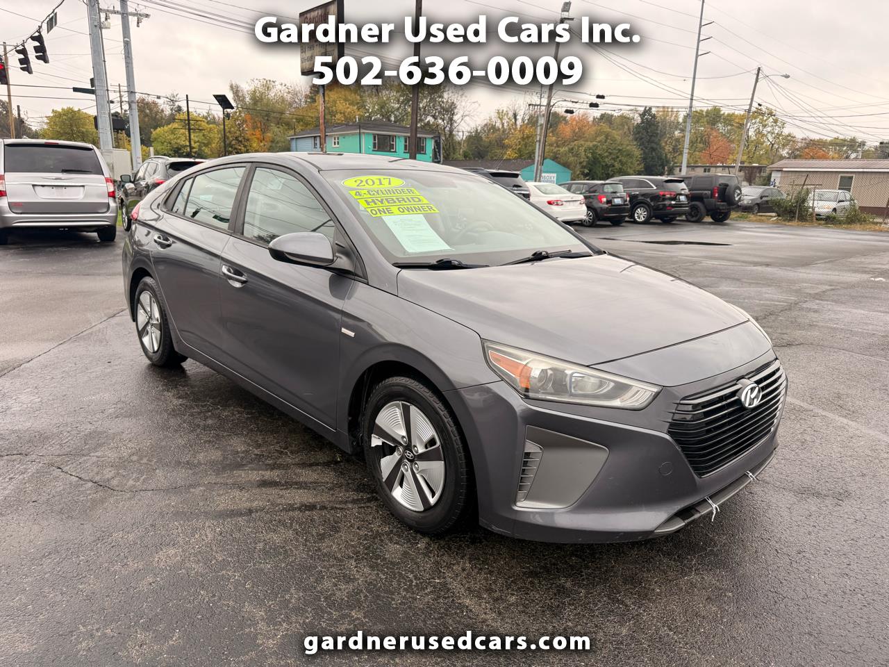 2017 Hyundai Ioniq Hybrid Blue Hatchback