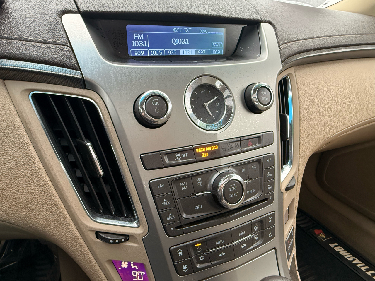 Cadillac CTS Sedan 4dr Sdn 3.0L Luxury AWD 2013