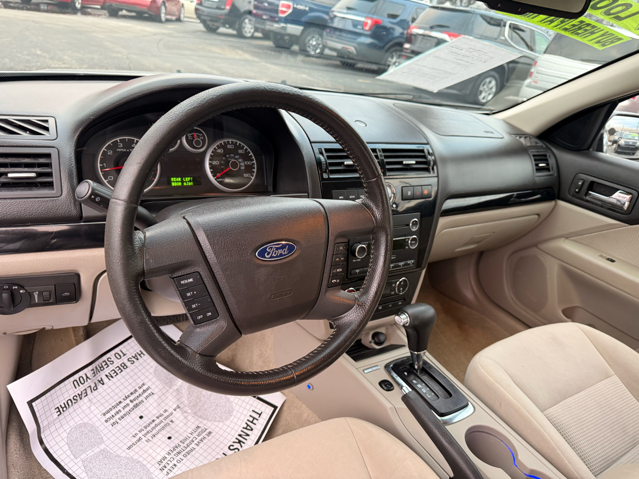 Ford Fusion 4dr Sdn V6 SEL FWD 2009