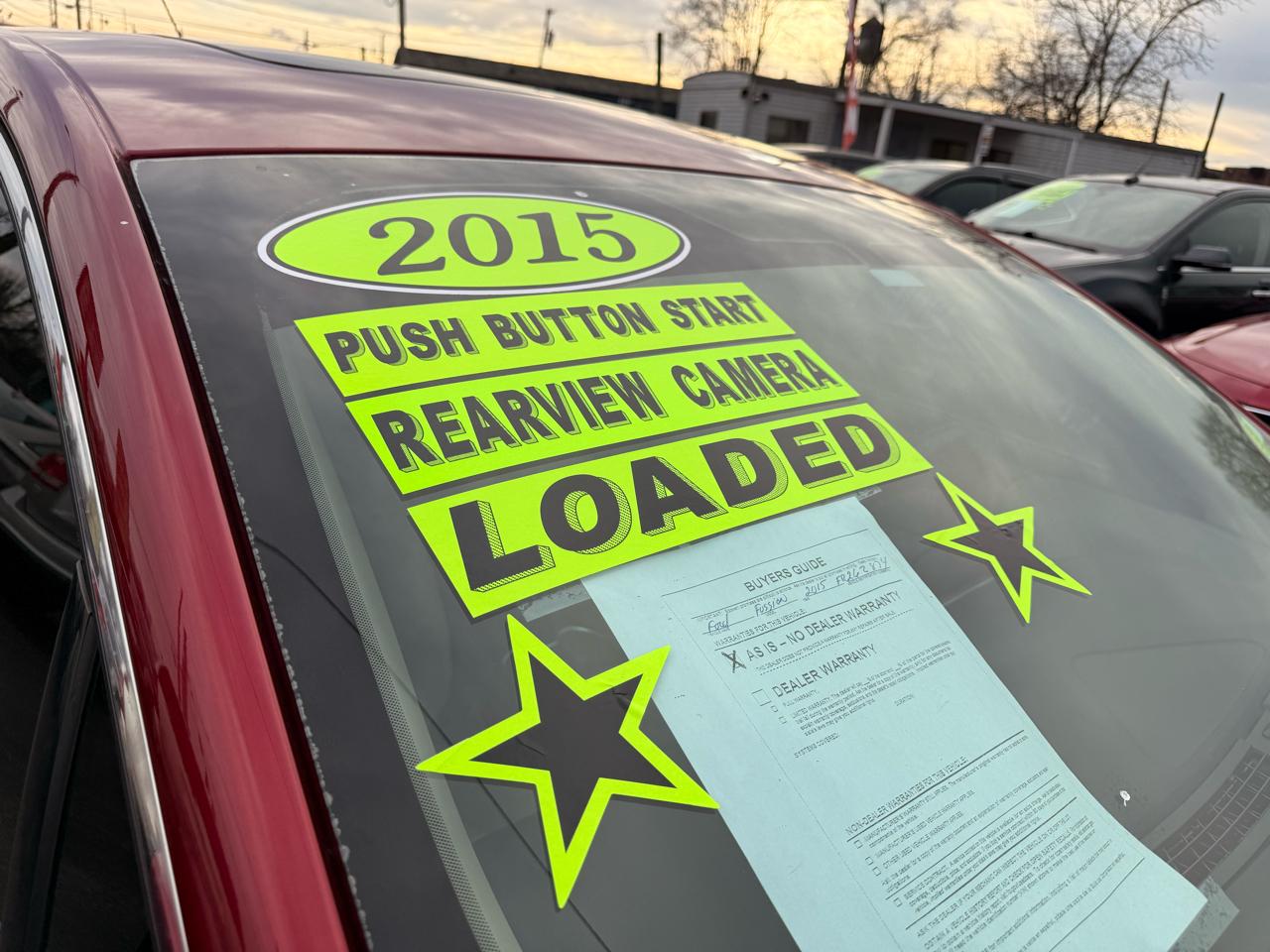 Ford Fusion 4dr Sdn SE FWD 2015