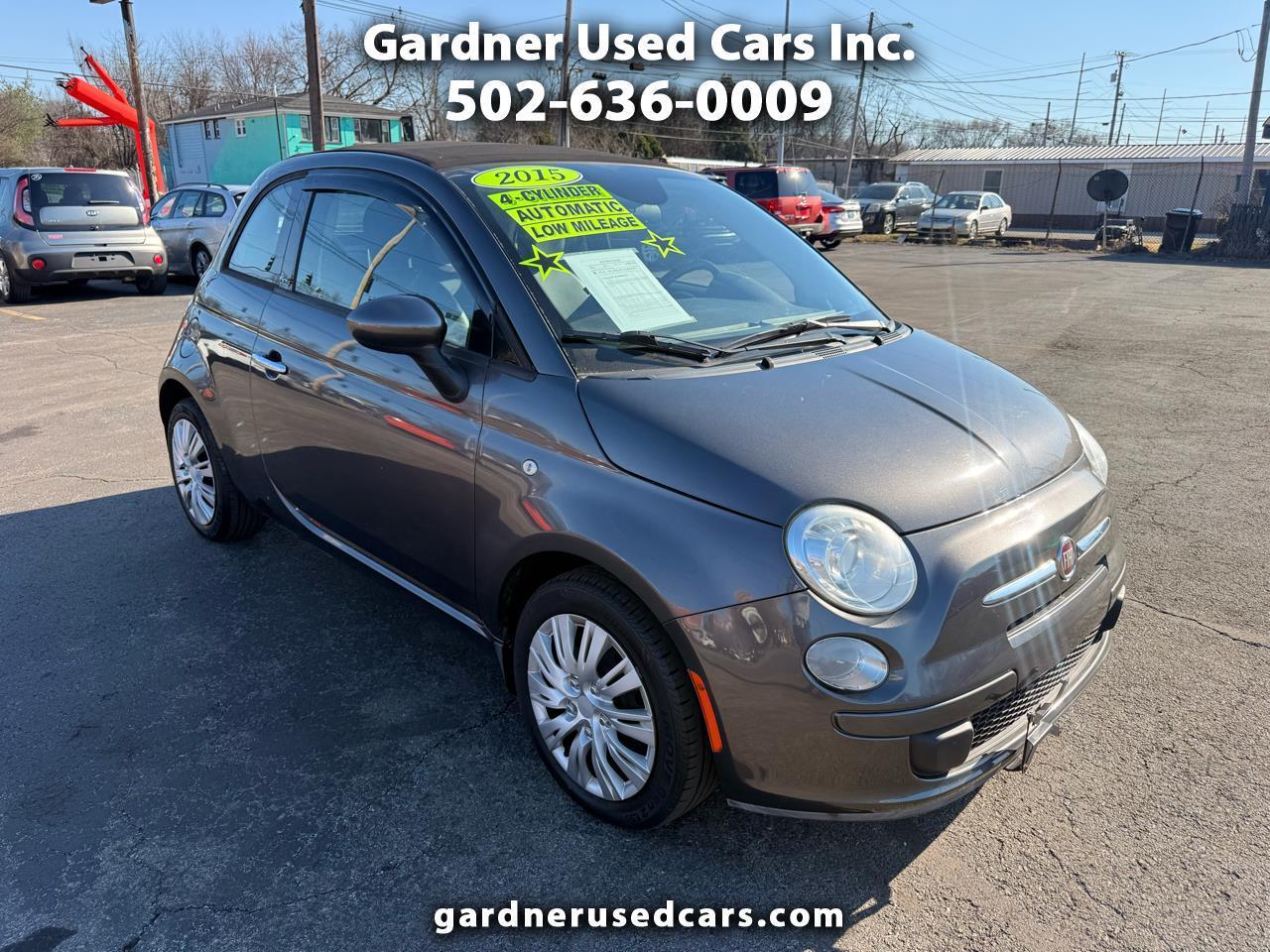 2015 Fiat 500c 2dr Conv Pop