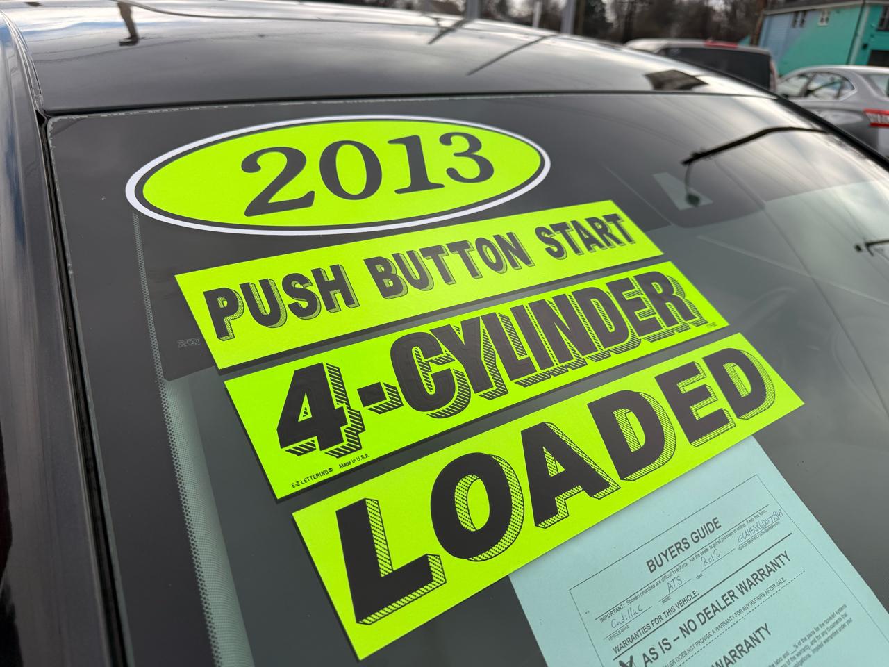 Cadillac ATS 4dr Sdn 2.0L Luxury AWD 2013