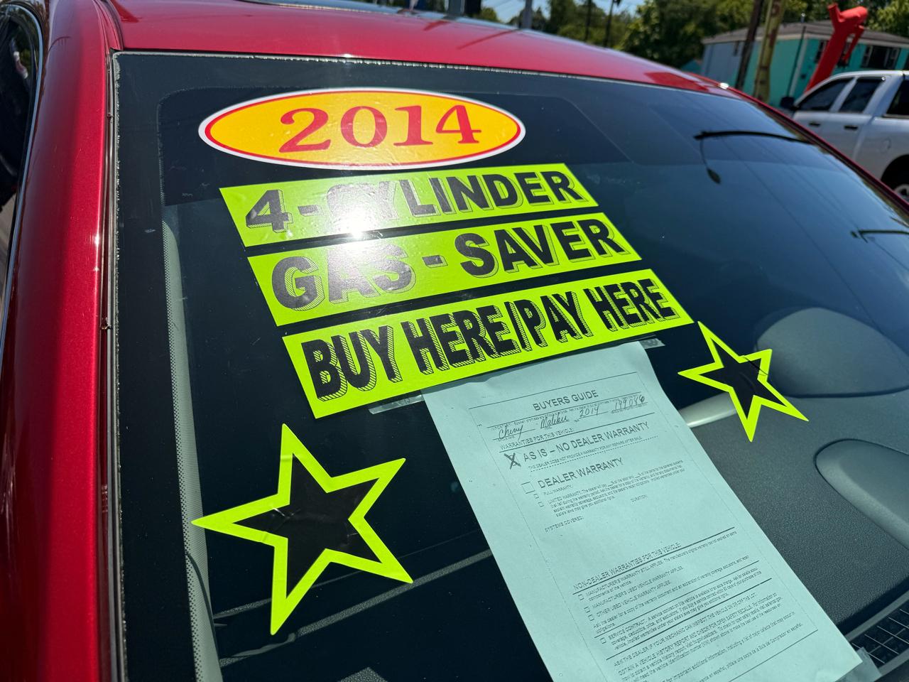 Chevrolet Malibu 4dr Sdn LT w/1LT 2014