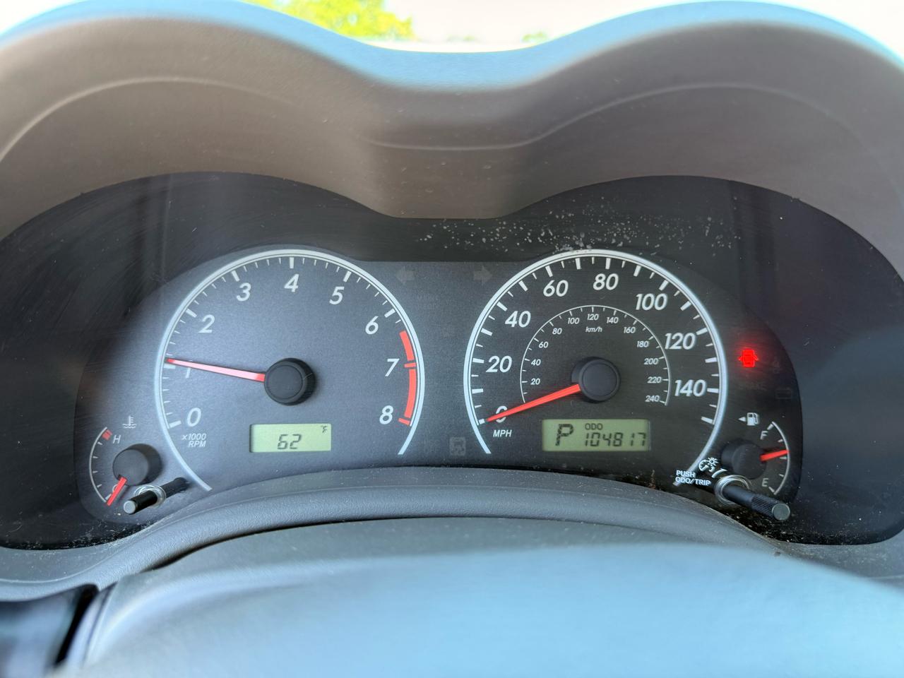 Toyota Corolla 4dr Sedan Auto 2010