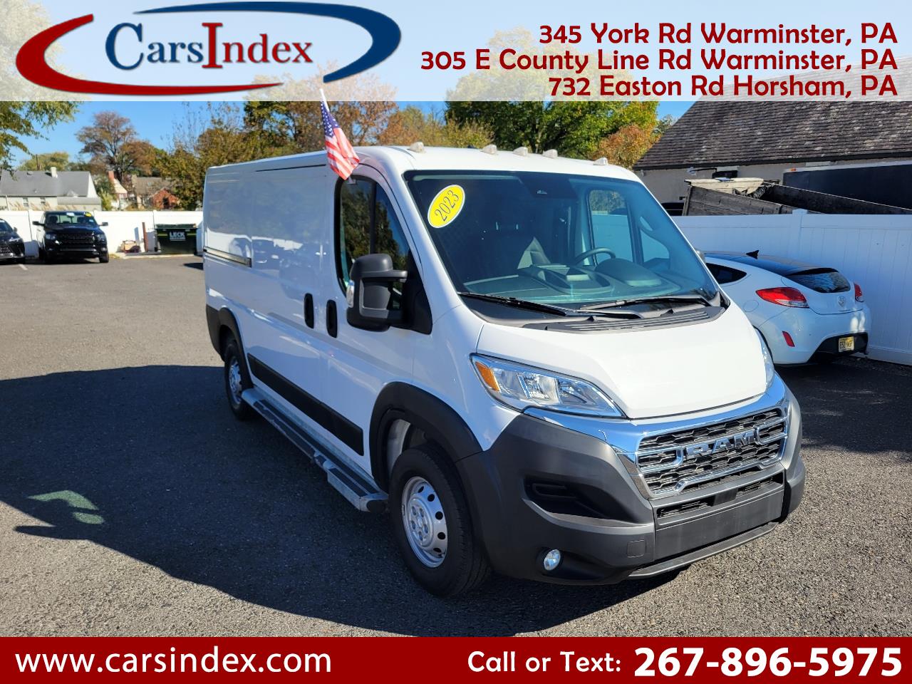 2023 RAM ProMaster Cargo Van 2500 Low Roof 136" WB