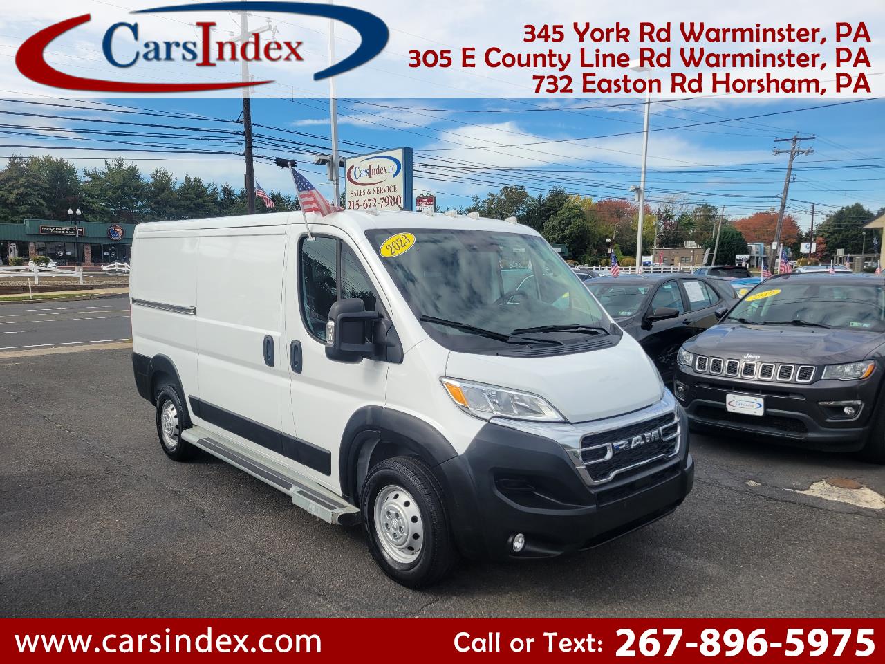 2023 RAM ProMaster Cargo Van 2500 Low Roof 136" WB