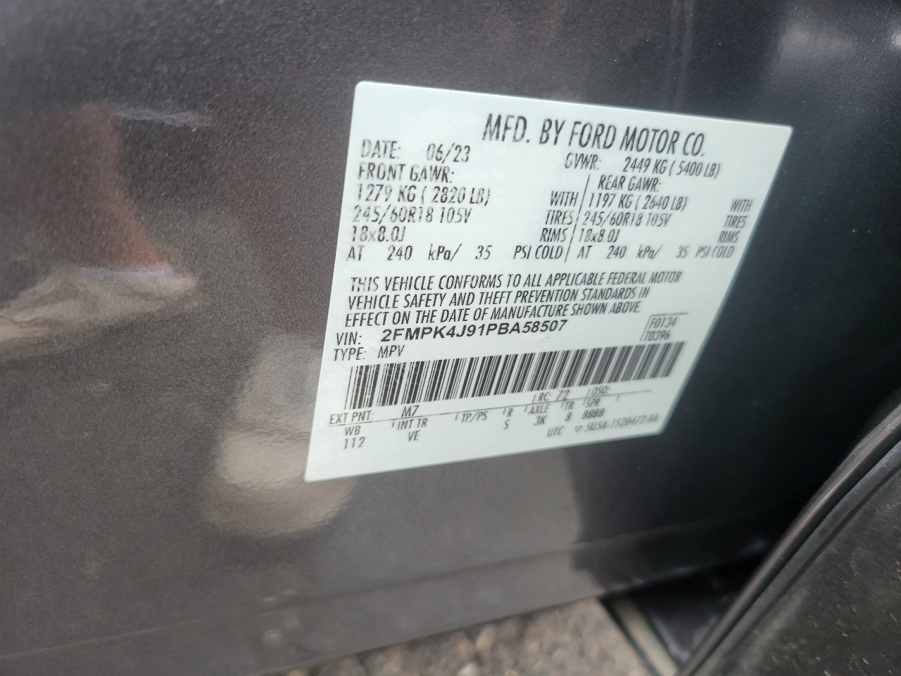 Ford Edge SEL AWD 2023 Ford Edge SEL AWD 2023