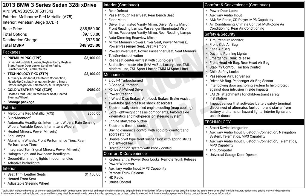2013 BMW 3-Series 328i xDrive Sedan
