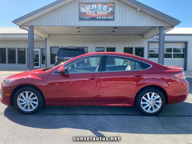 Red (Maroon) 2012 Mazda MAZDA6 i Touring Sedan Front-Wheel Drive Automatic