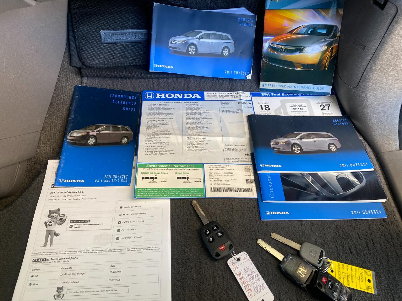 Honda Odyssey EX-L 2011