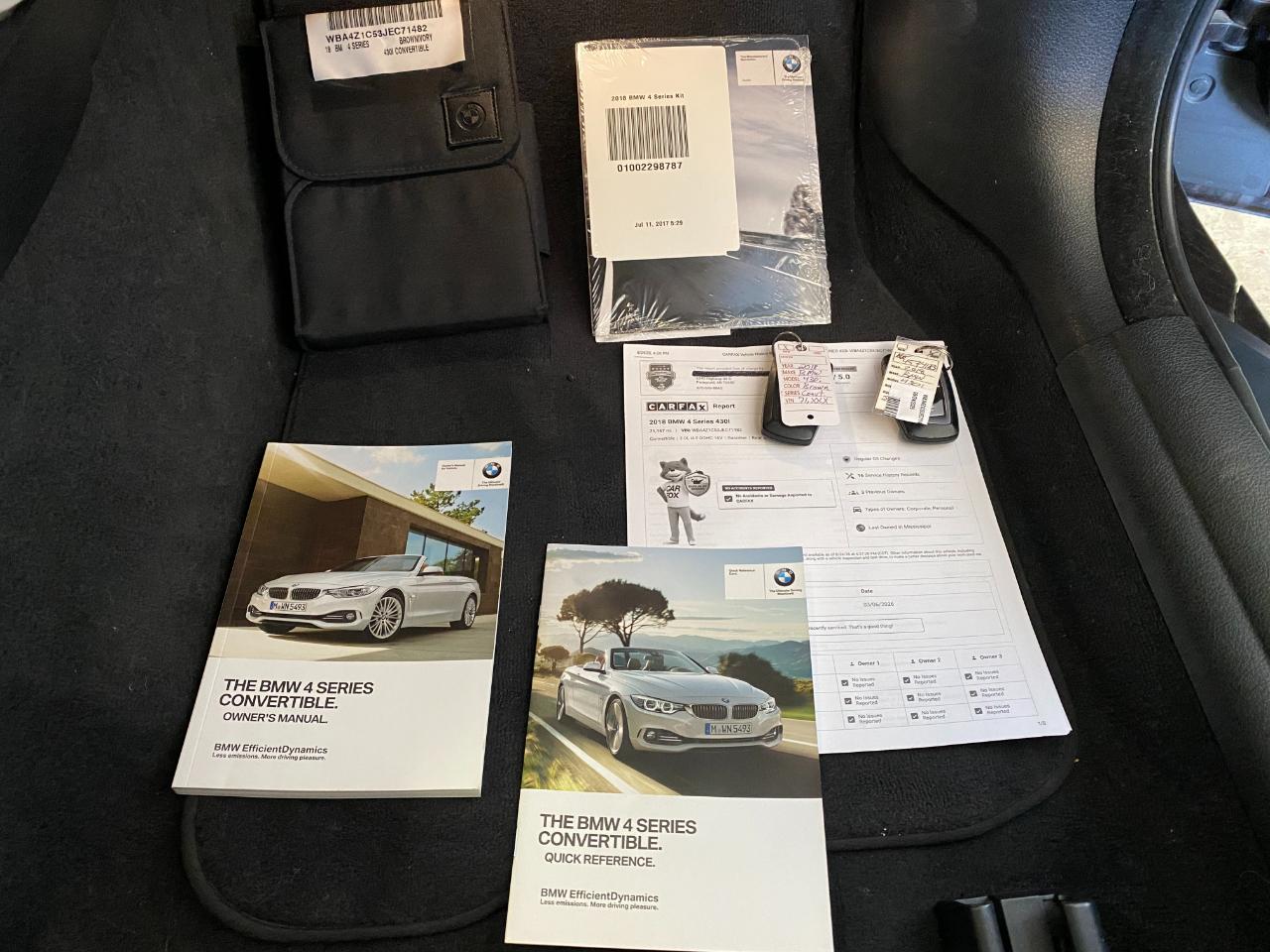 BMW 4-Series 430i SULEV Convertible 2018