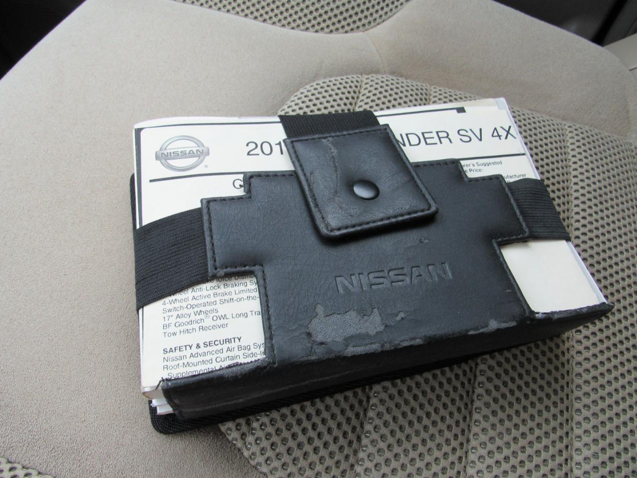 Nissan Pathfinder 4WD 4dr V6 SV 2011