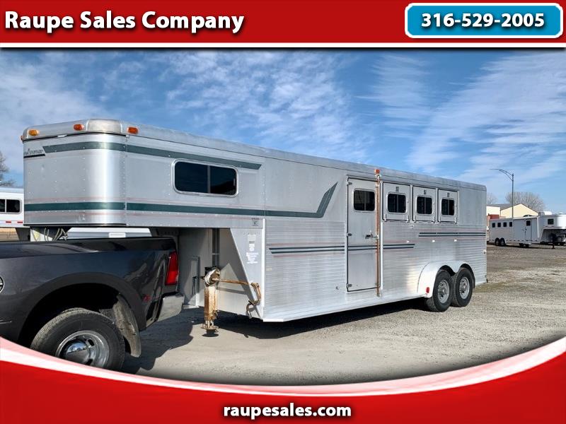 Used 1995 Sundowner SunLite 777 4 Horse Slant Aluminum 5.5' Dressing Room Coll for Sale in