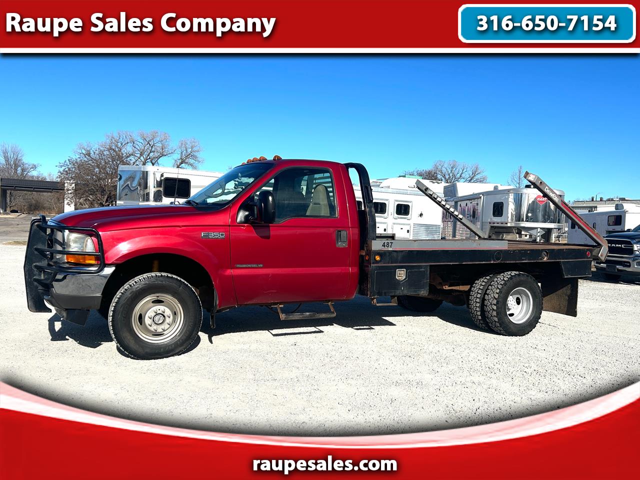 2001 Ford F-350 SD XLT 4WD DRW Dew Eze Bale Bed