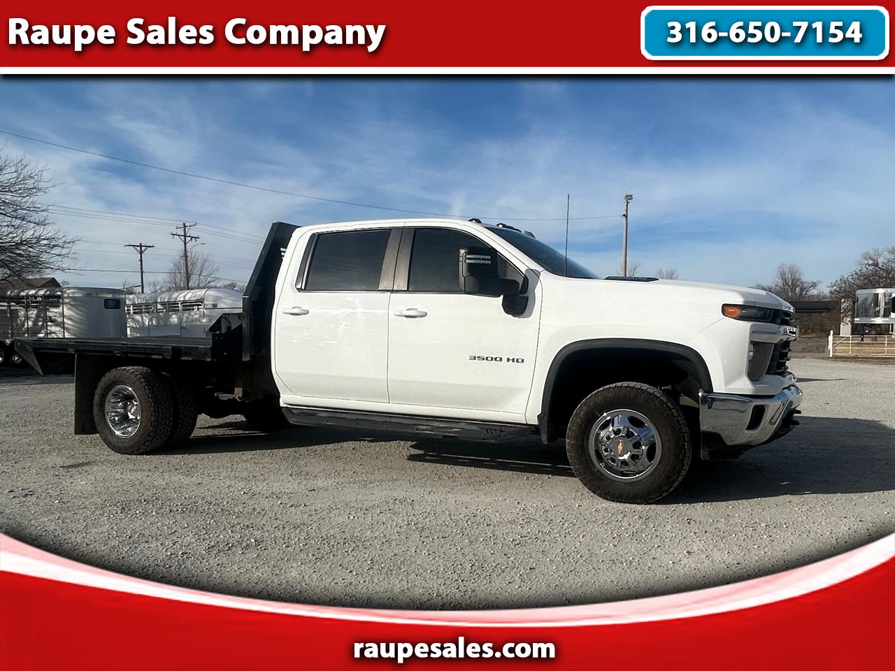 2024 Chevrolet Silverado 3500HD LT Crew Cab 4WD Flat Bed