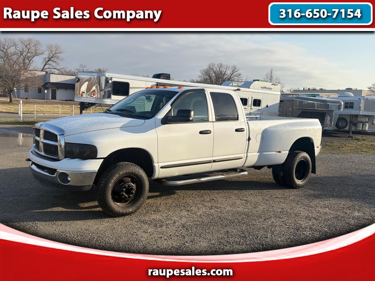 2003 Dodge Ram 3500 SLT Quad Cab Long Bed 4WD DRW