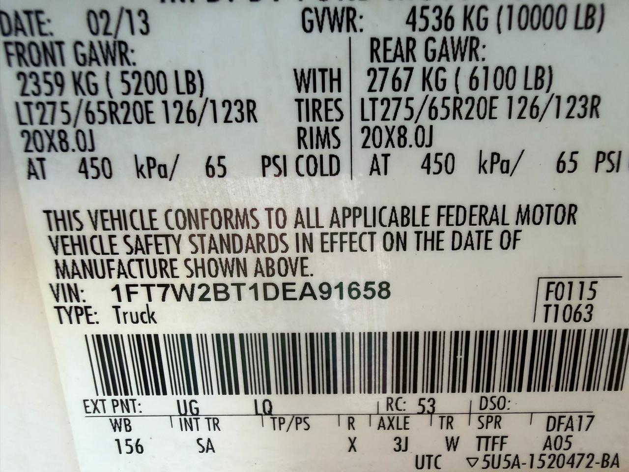 Ford F-250 SD King Ranch Crew Cab 4WD 2013