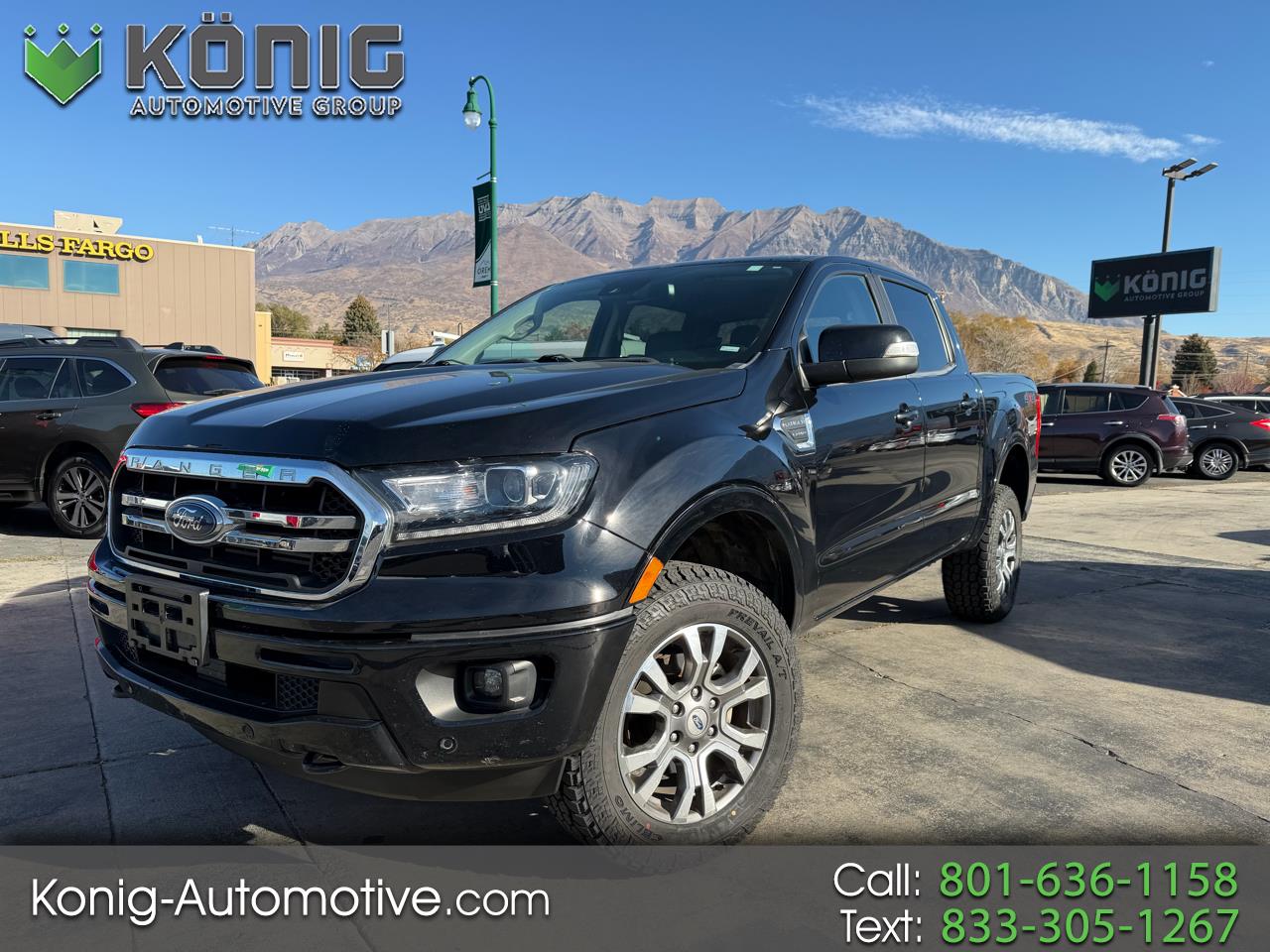 2020 Ford Ranger LARIAT 4WD SuperCrew 5' Box