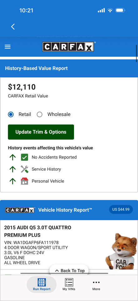 Audi Q5 quattro 4dr 3.0T Premium Plus 2015