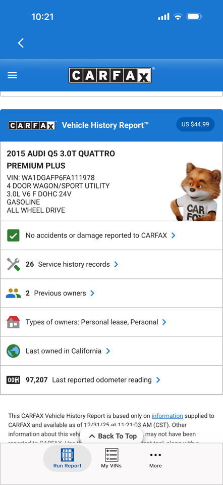 Audi Q5 quattro 4dr 3.0T Premium Plus 2015