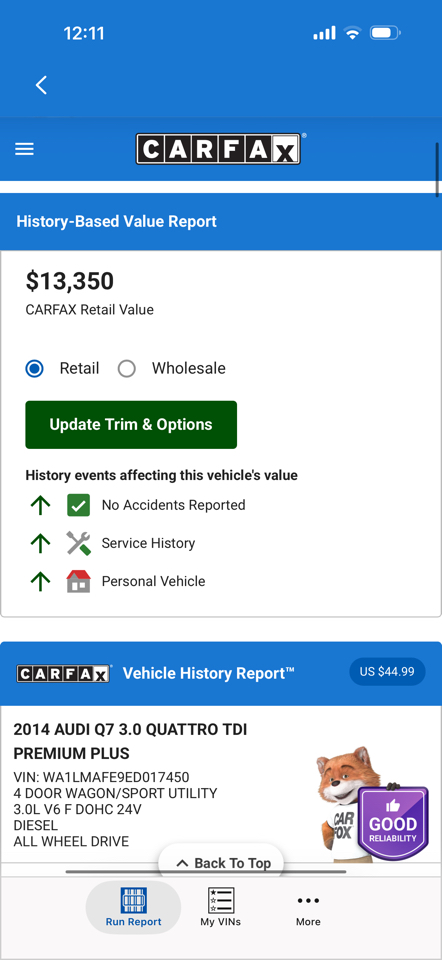 Audi Q7 quattro 4dr 3.0L TDI Premium Plus 2014