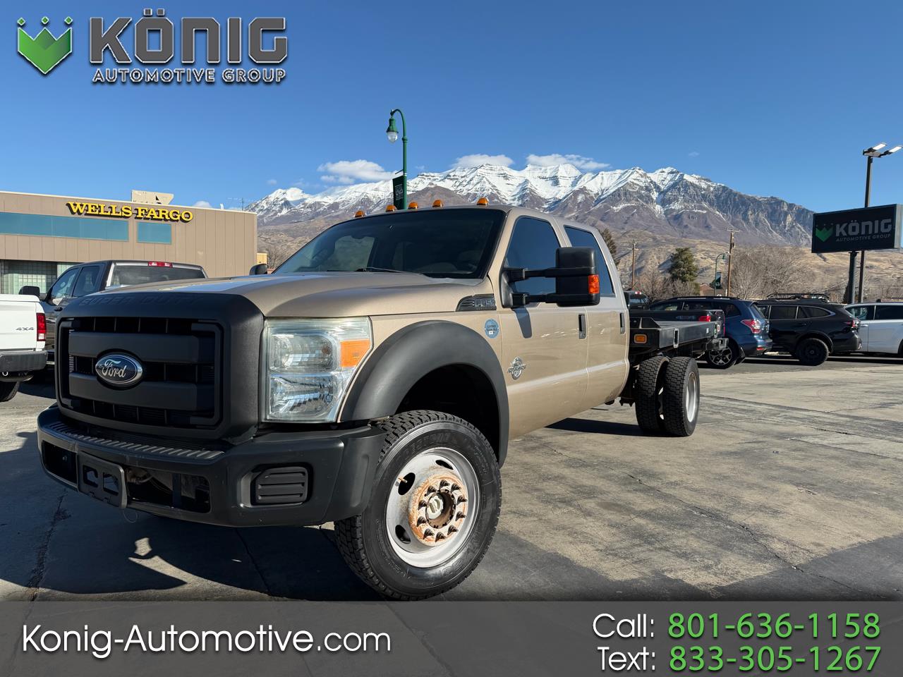 2012 Ford Super Duty F-450 DRW 4WD Crew Cab 176" WB 60" CA Lariat