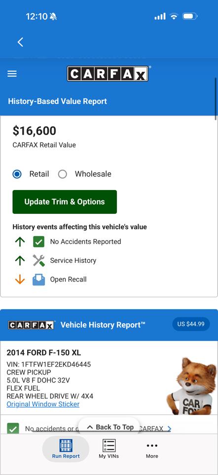 Ford F-150 4WD SuperCrew 145" Platinum 2014