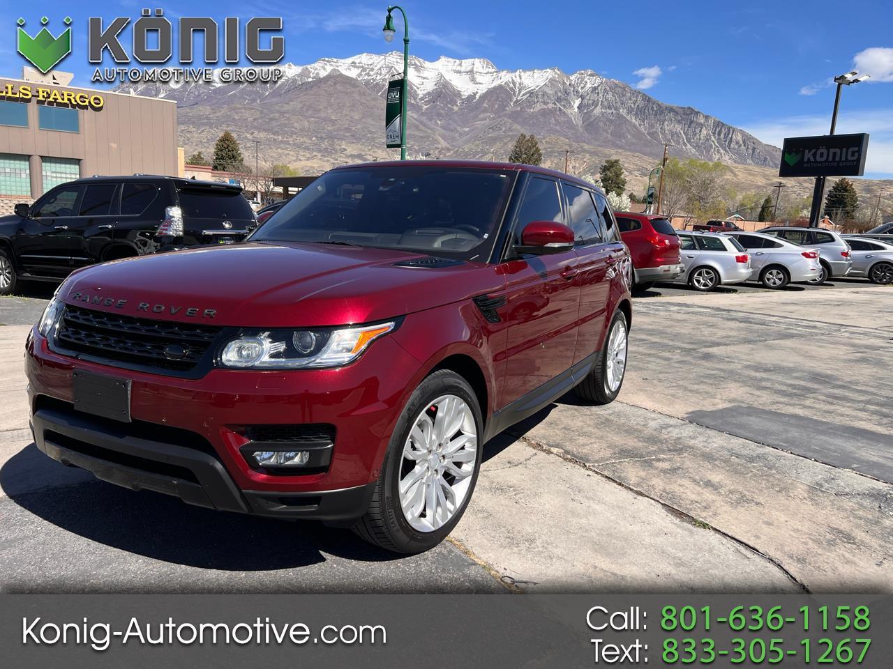 2016 Land Rover Range Rover Sport 4WD 4dr V6 Diesel HSE