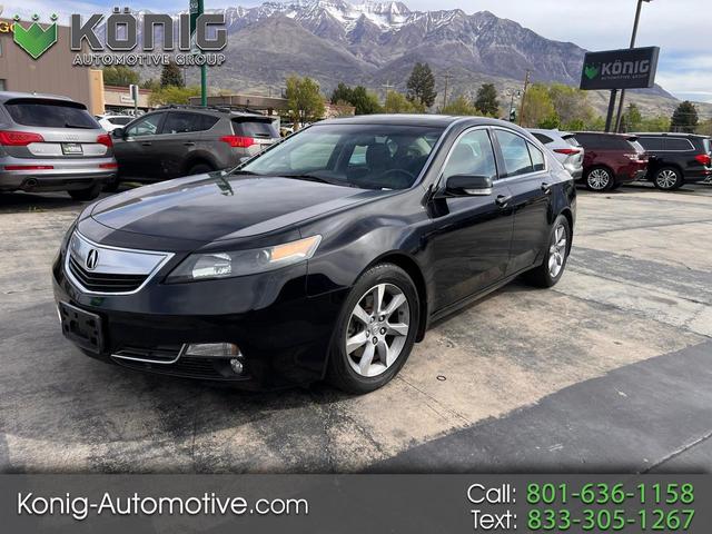 Black 2012 Acura TL FWD Sedan Front-Wheel Drive Automatic