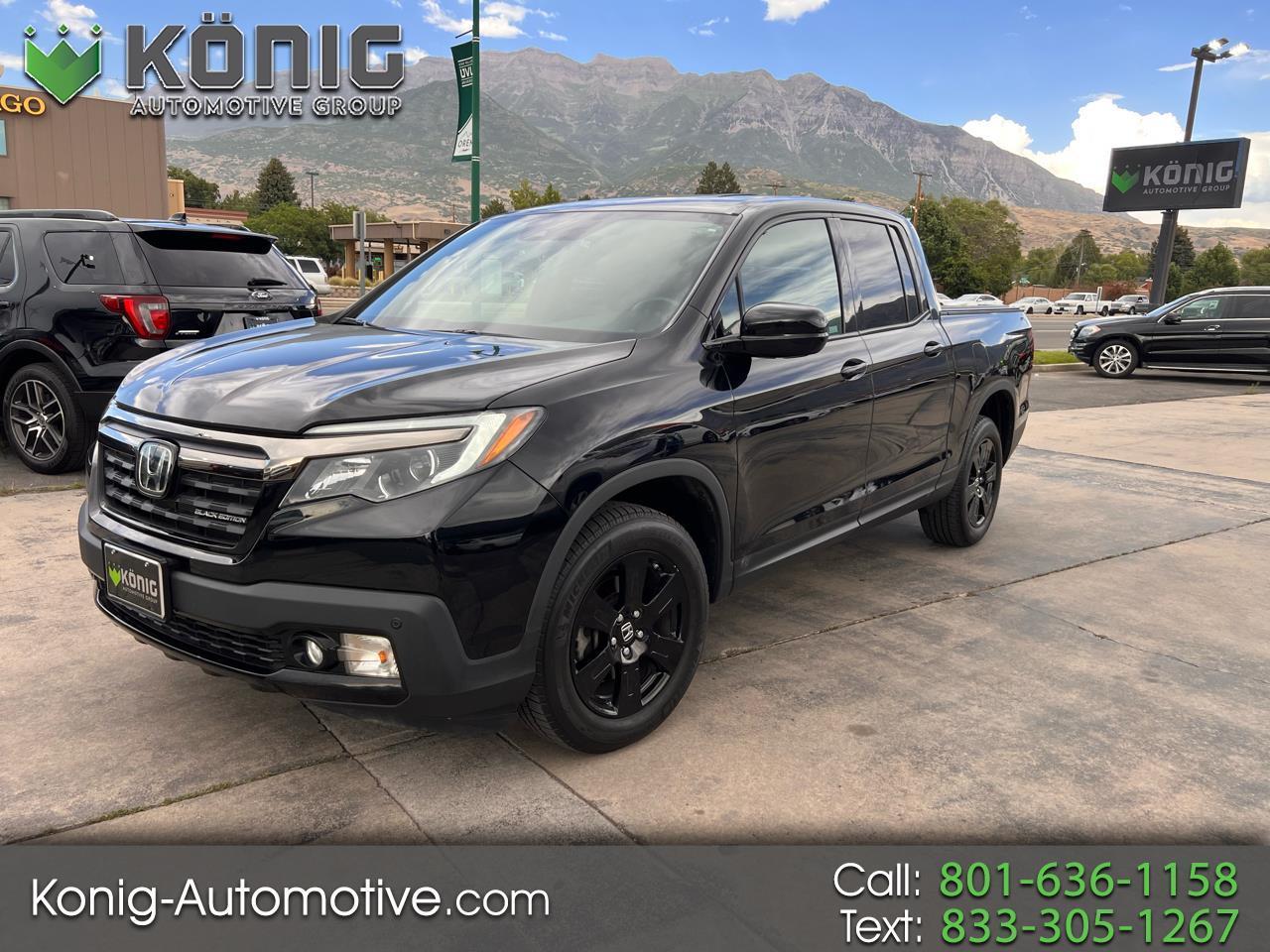 2019 Honda Ridgeline Black Edition AWD