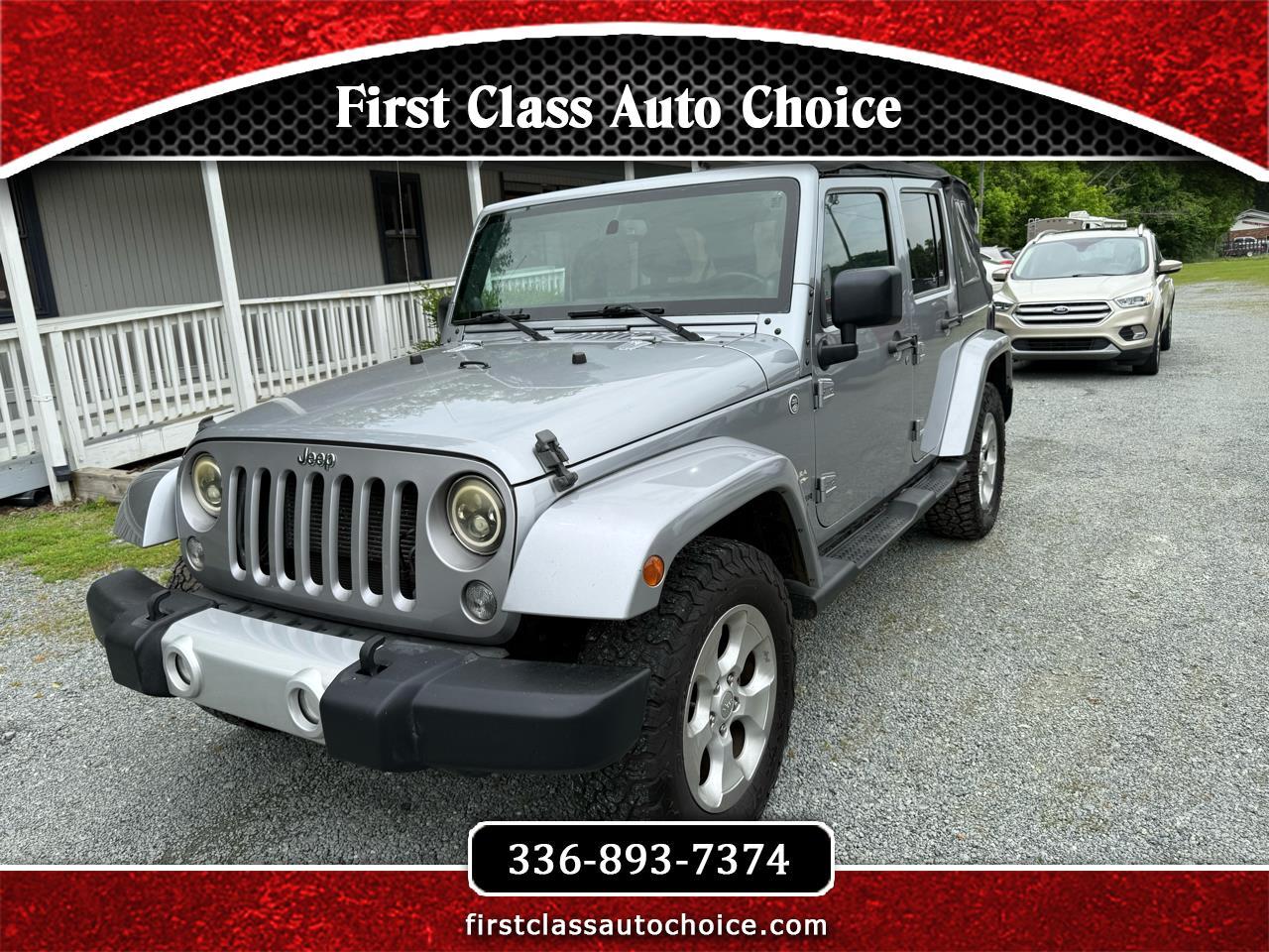 2014 Jeep Wrangler Unlimited Sahara 4WD