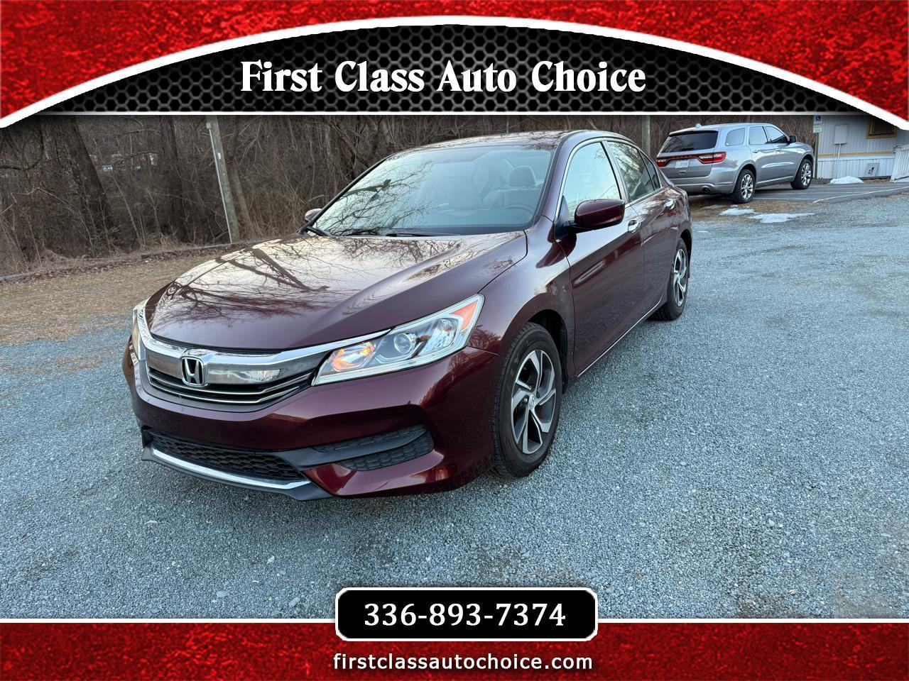 2017 Honda Accord LX Sedan CVT