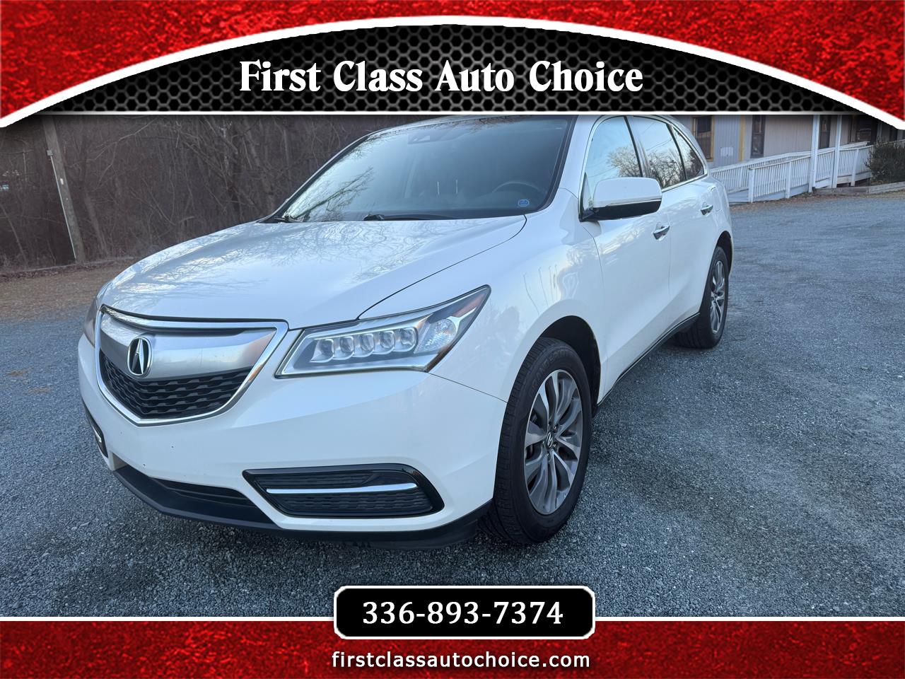 2016 Acura MDX 9-Spd AT w/Tech Package