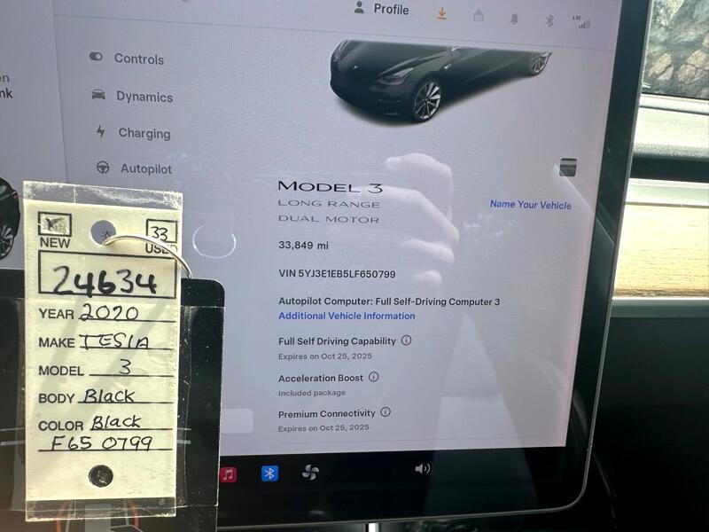 2020 Tesla Model 3 Long Range photo 3