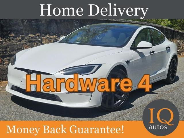 Pearl White Multi-Coat 2023 Tesla Model S AWD Sedan All-Wheel Drive Automatic
