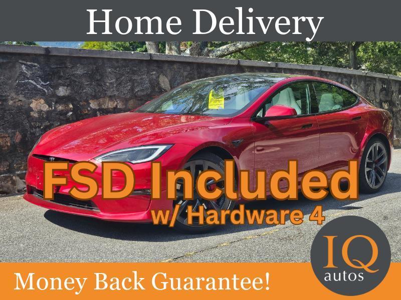 Ultra Red 2025 Tesla Model S Sedan All-Wheel Drive Automatic