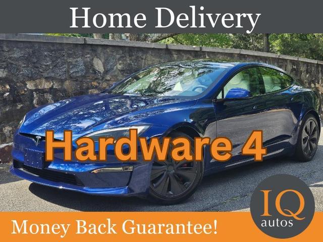 Deep Blue Metallic 2023 Tesla Model S Sedan All-Wheel Drive Automatic