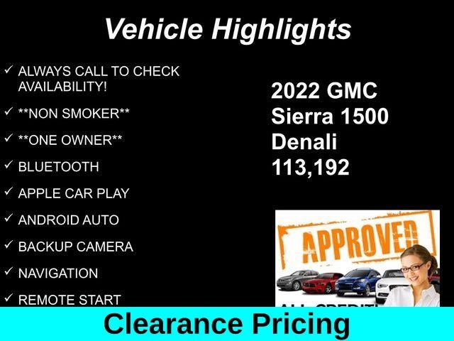 GMC Sierra 1500 Limited Denali Crew Cab 4WD 2022