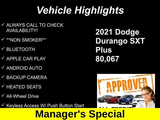 Dodge Durango SXT Plus AWD 2021
