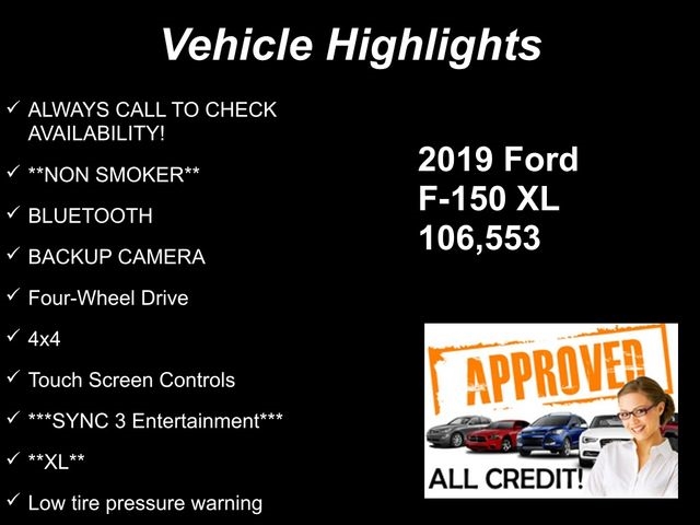 Ford F-150 XL SuperCrew 5.5-ft. Bed 4WD 2019 Ford F-150 XL SuperCrew 5.5-ft. Bed 4WD 2019