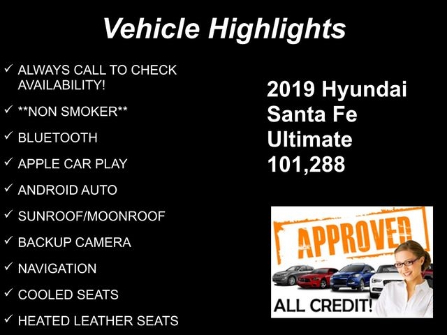 Hyundai Santa Fe Ultimate 2.0T AWD 2019 Hyundai Santa Fe Ultimate 2.0T AWD 2019