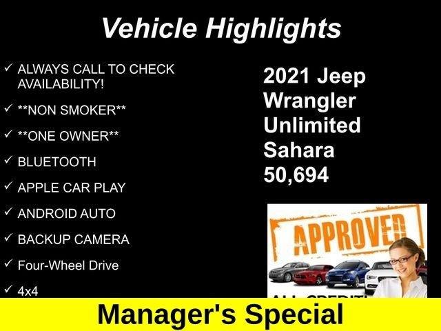 Jeep Wrangler Unlimited Sahara 4WD 2021