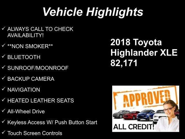 Toyota Highlander SE AWD V6 2018