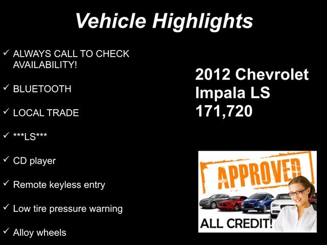 Chevrolet Impala LS 2012