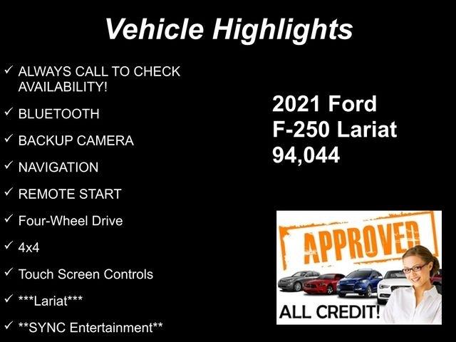 Ford F-250 SD Lariat Crew Cab 4WD 2021