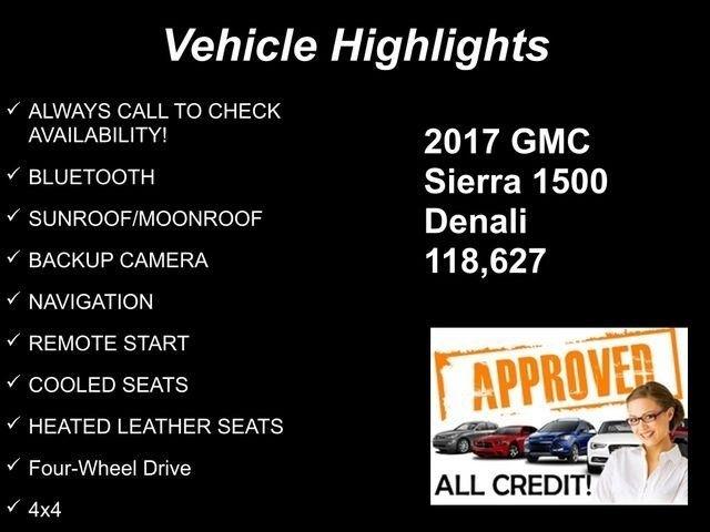 GMC Sierra 1500 Denali Crew Cab Long Box 4WD 2017