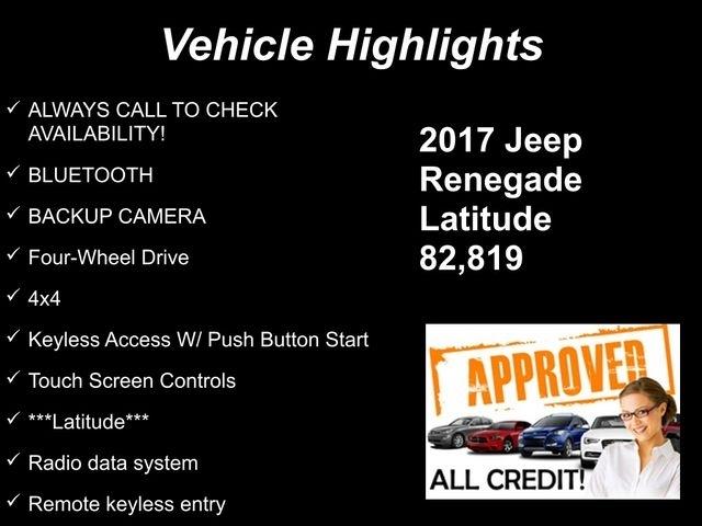 Jeep Renegade Latitude 4WD 2017
