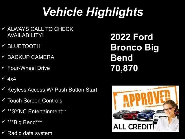 Ford Bronco Big Bend 4-Door 2022