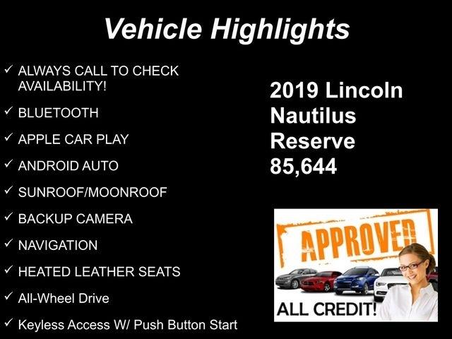 Lincoln Nautilus Reserve AWD 2019