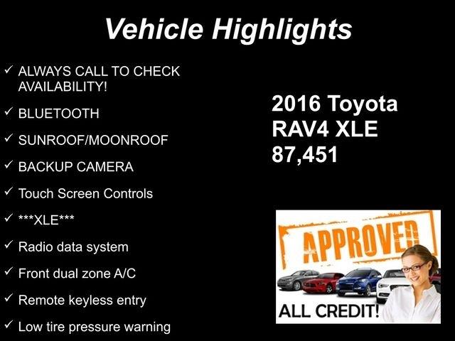 Toyota RAV4 XLE FWD 2016